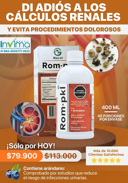 Rom-pkl | Bebida depurativa renal
